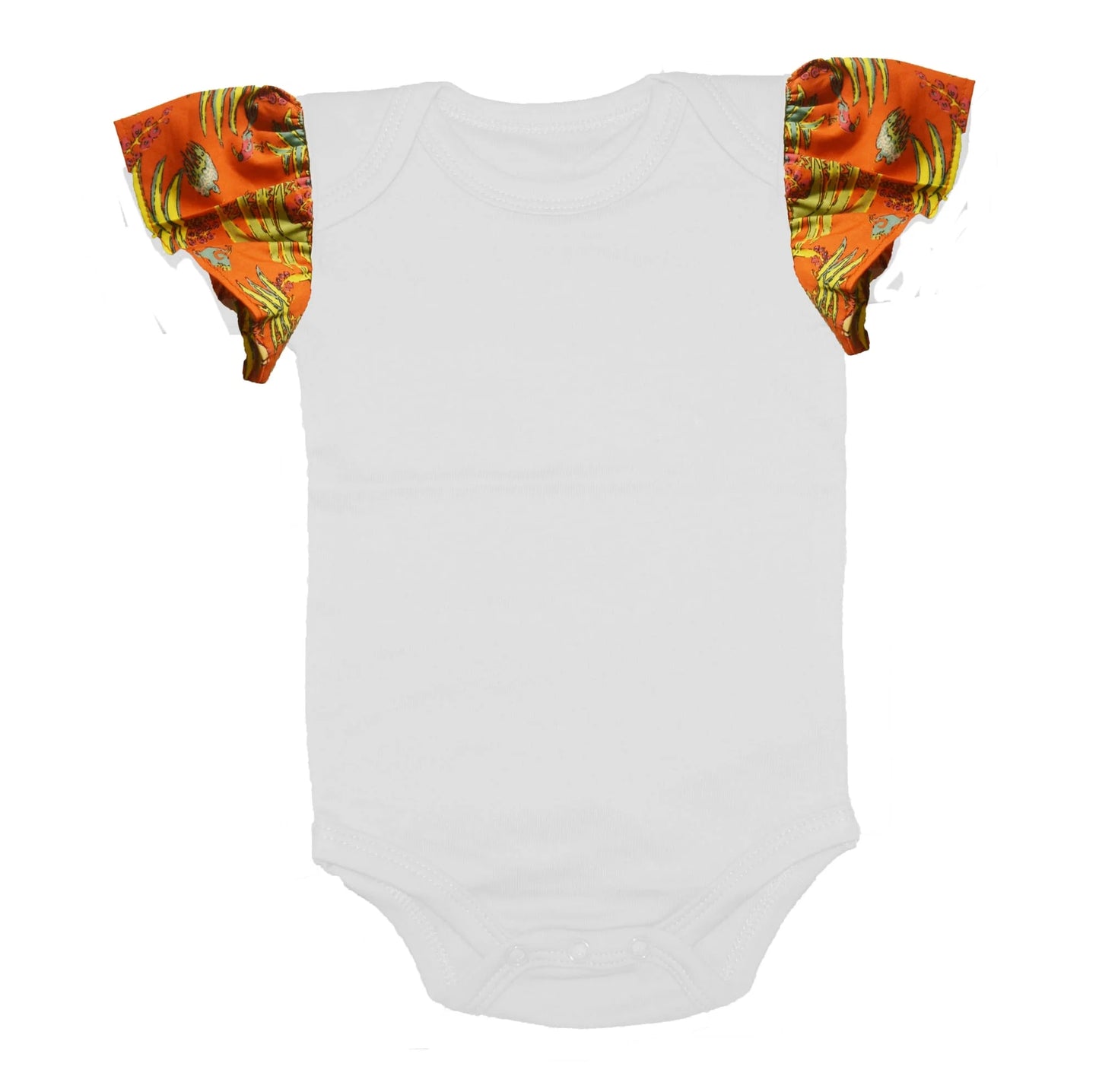 Mongu Tropical Animal Cap Sleeve Bodysuit